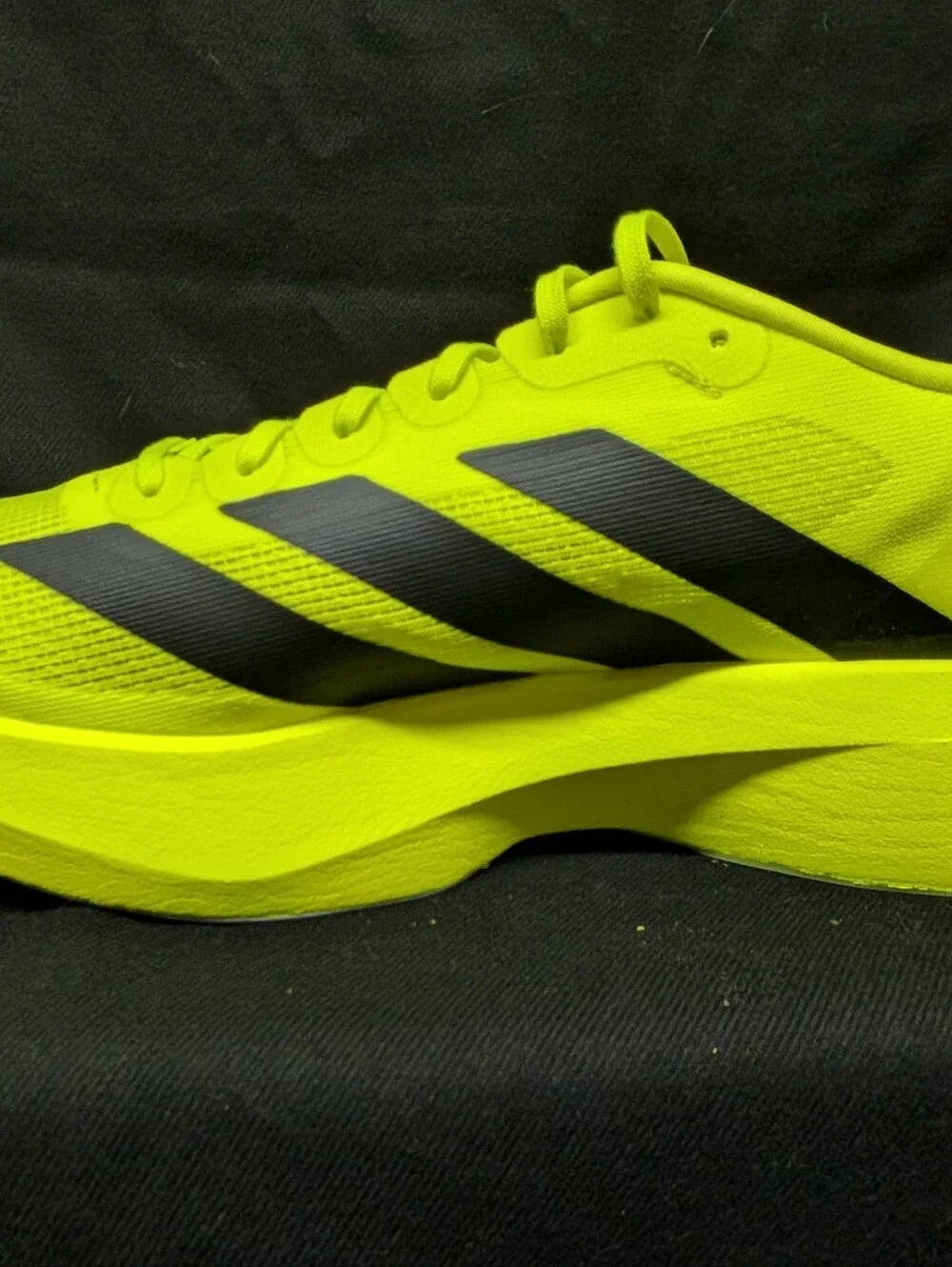 Adidas Adizero EVO SL Woven Shoes, Size 10.5, solar Yellow